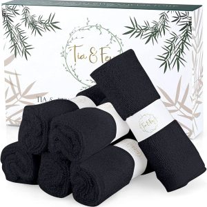 Soft Washcloths for Face Made from Bamboo Gentle on Sensitive Skin