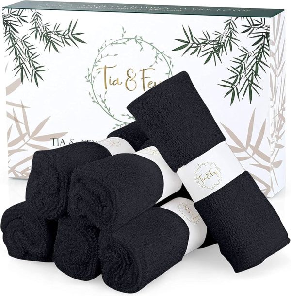 Soft Washcloths for Face Made from Bamboo Gentle on Sensitive Skin