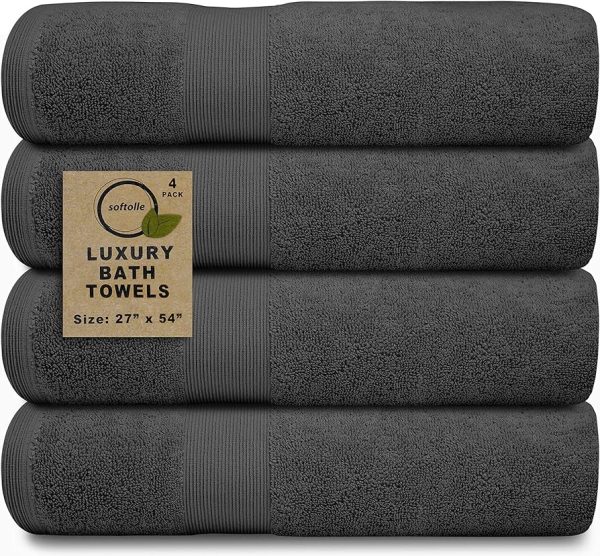 Softolle 100% Cotton Luxury Bath Towels
