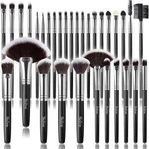 SOLVE 32 Pieces Professional Makeup Brushes