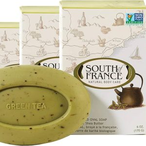 South of France Bar Soap, Natural, Green Tea, 6 Ounce