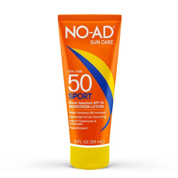 SPF 50 Sport Lotion - Water Resistant Sunscreen- Broad Spectrum