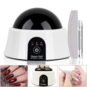 Steam Off Gel Polish Remover Machine Nail Steamer with Nail Files