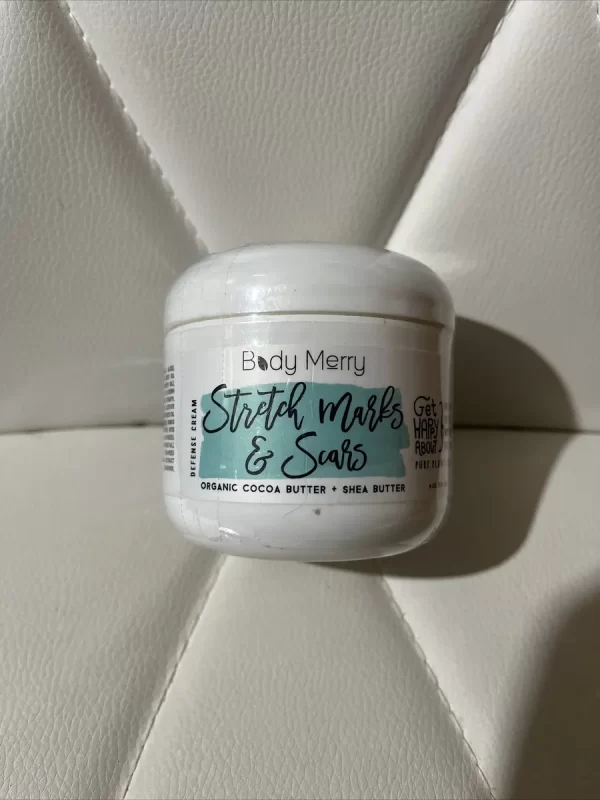Stretch Marks & Scars Defense Cream Daily Moisturizer w Organic Cocoa Butter