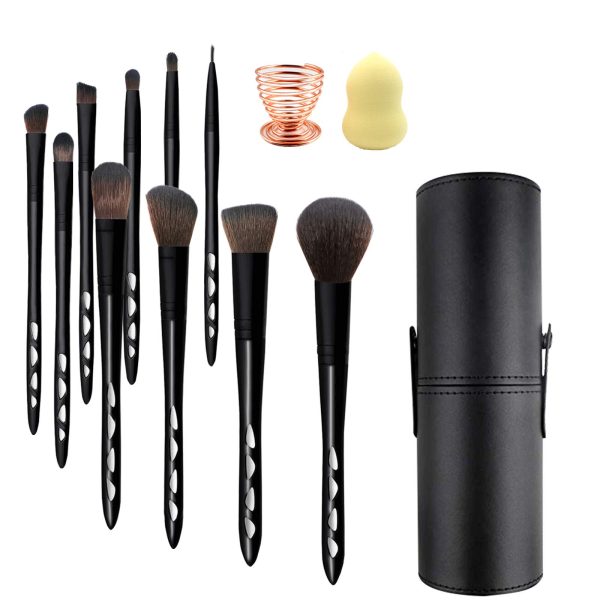Subsky Makeup Brushes Premium Luxury 10pcs Make Up Brushes Set