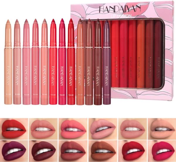 Sunday88 Matte Bullet Lipstick for Women Waterproof Long Lasting Durable