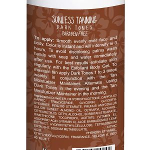Sunless Tanning Lotion Dark Tones by Giselle Cosmetics