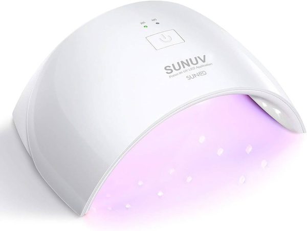 SUNUV 24W UV Light LED Nail Dryer Curing Lamp for Fingernail & Toenail Gels