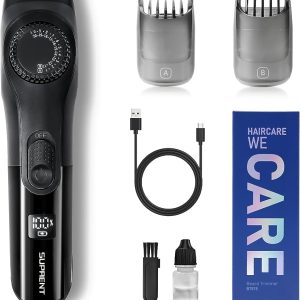 SUPRENT Beard Trimmer Men, Fast&Quick Charge,Li-ion Battery