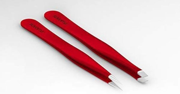 Suvorna 4" Precision Aligned Professional Tweezers Color Sets