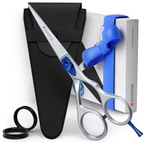 Suvorna 5.5" Precision Razor Edge Japanese Stainless Steel Barber Scissors Set
