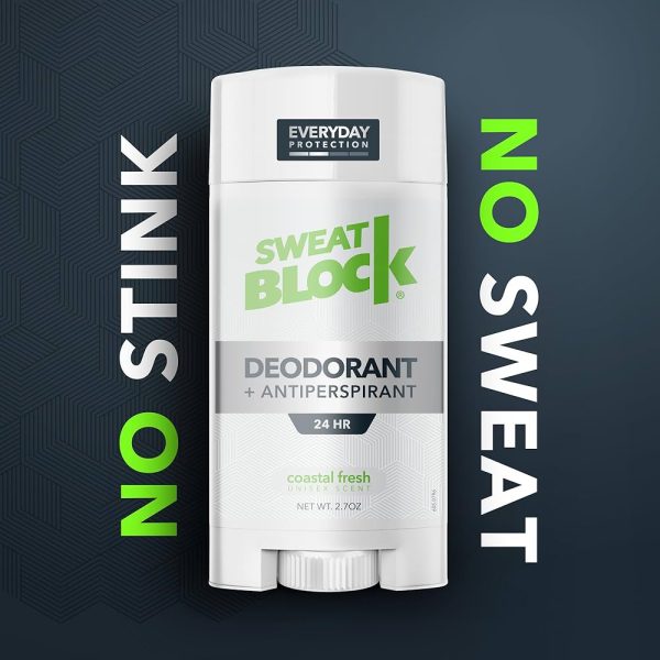 SweatBlock Deodorant Antiperspirant for Men and Women