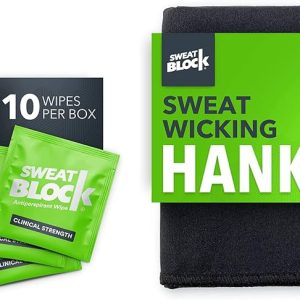 SweatBlock DRIBOOST Clinical Protection Antiperspirant Wipes