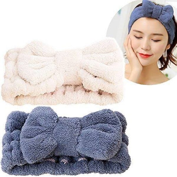 SweetCat Microfiber Bowtie Women Beauty Headbands, Extrame Soft & Ultra