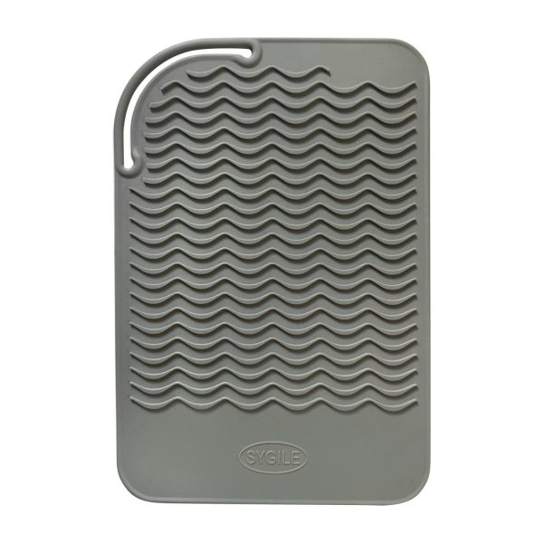 Sygile Silicone Heat Resistant Travel Mat, Anti-heat Pad for Hair Straighteners