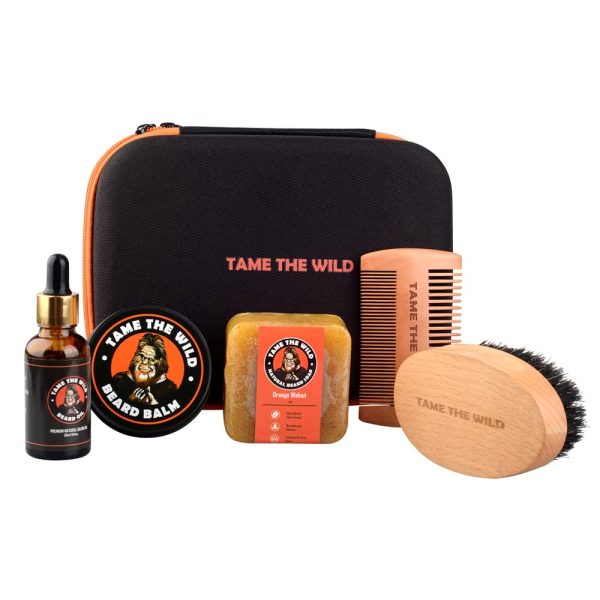 Tame's Premium Beard Grooming Kit - Natural Beard Care Kit For Men