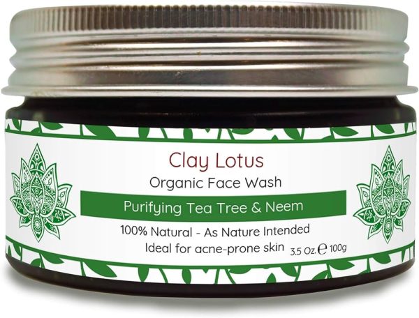 Tea Tree Oil Face Cream - For Oily, Acne Prone Skin Care Natural & Organic Facial