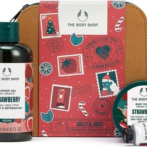 The Physique Store Jolly & Juicy Strawberry Necessities Gift Set – Fruity Skincare Treats for Glowing Skin