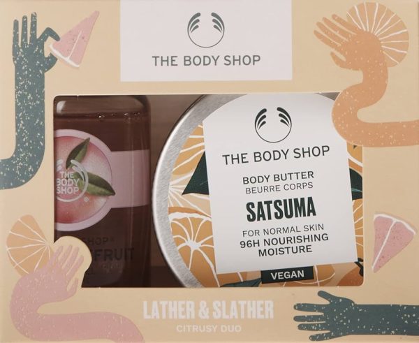 The Body Shop Lather & Slather Citrusy Duo Body Care Gift Set