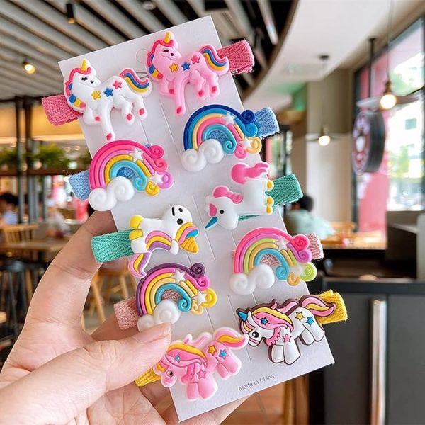 Tinffy 24pcs/Set Girls Princess Hair Clip Set- Fashion Sweet Headwear