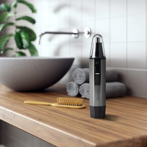 ToiletTree Products Water Resistant Stainless Steel Nose and Ear Hair Trimmer