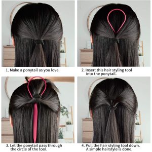 Topsy Tail Hair Styling Tool ，Hair braiding tool,Hair Styling Accessory
