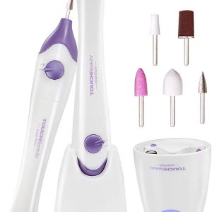 TOUCHBeauty Nail File Electric 5in1 Manicure/Pedicure Set with Mini UV Light Dryer