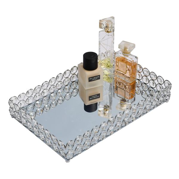 Tray Jewelry Perfume Organizer Makeup Tray for Vanity