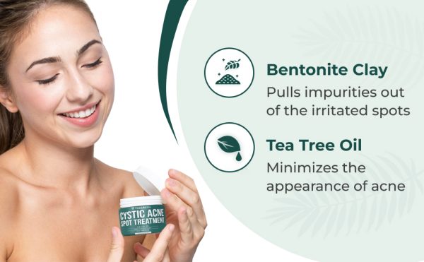 TreeActiv Cystic Acne Spot Treatment, Extra Strength Fast Acting Formula
