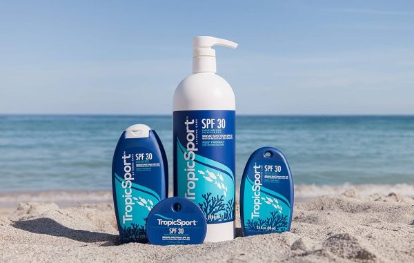 TropicSport Mineral Sunscreen Broad Spectrum 240 Min Water Resistant Reef Safe