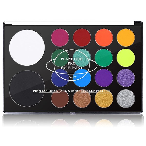 UCANBE Face & Body Paint, Water Activated SFX Makeup Palette