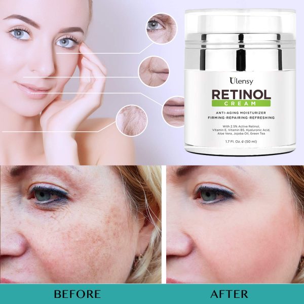 Ulensy Upgraded Retinol Face Cream, Miracle Moisturizing Face Cream