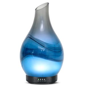 Ultrasonic Aromatherapy Diffuser with Handmade Glass
