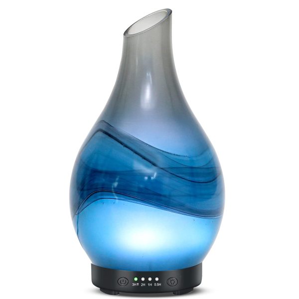Ultrasonic Aromatherapy Diffuser with Handmade Glass