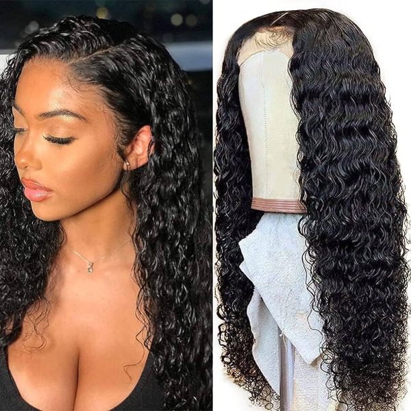 UNice 13x6 Deep Wave Lace Front Human Hair Wigs, Brazilian Unprocessed