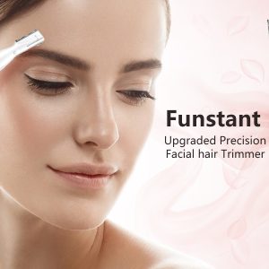 Upgraded Eyebrow Trimmer, Funstant Precision Eyebrow Razor for Women