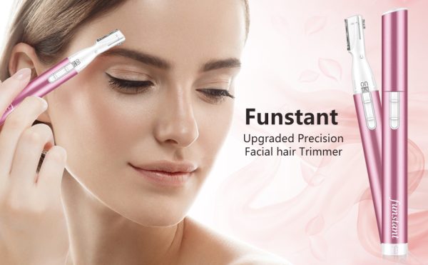 Upgraded Eyebrow Trimmer, Funstant Precision Eyebrow Razor for Women
