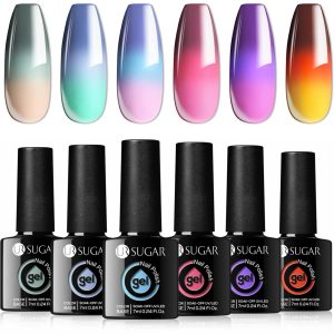UR SUGAR Gel Nail Polish Set,Cat Eye Gel,Color Changing Gel,beautiful sky