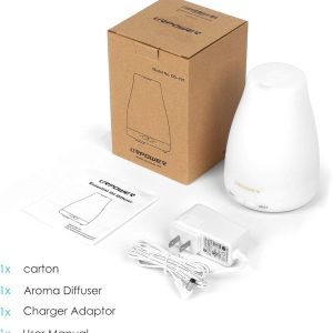 URPOWER Essential Oil Diffuser, 2 Pack Aromatherapy