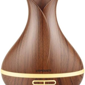 URPOWER Essential Oil Diffuser, Super Quiet Wood Grain Aromatherapy