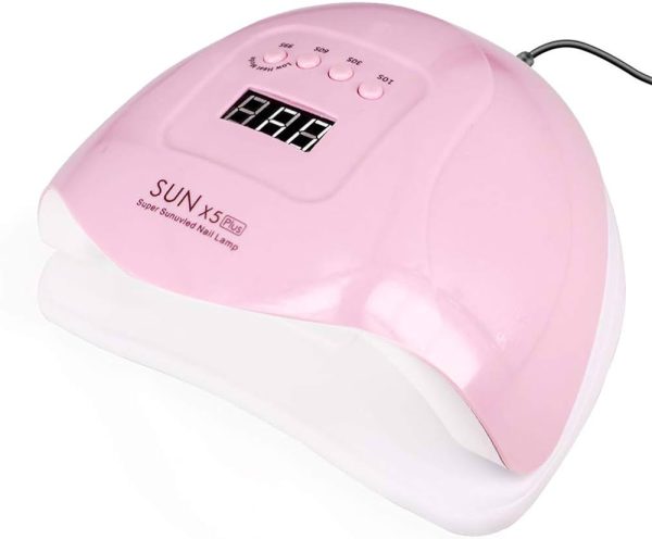 UV Gel Nail Lamp,80W Nail Dryer LED UV Light for Gel Polish