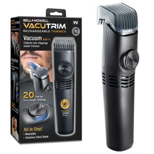 Vacuum Beard Trimmer, Hair Clippers for Men