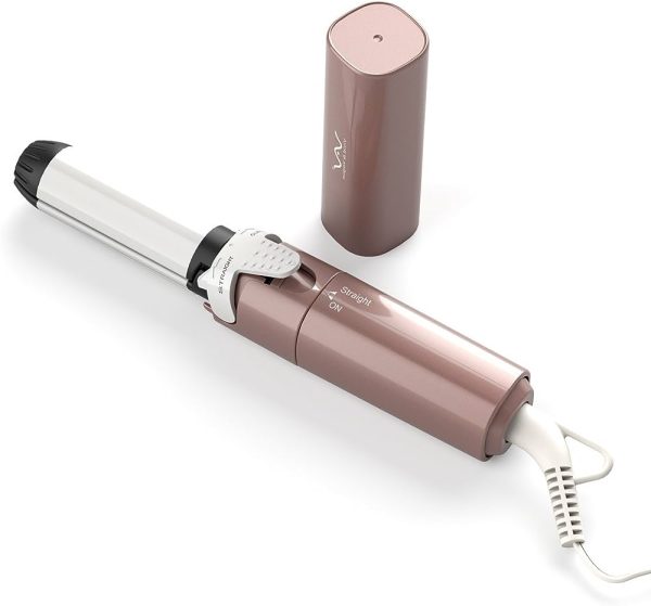VAV 2 In 1 Hair Iron Mini Hair Curler and Straightener