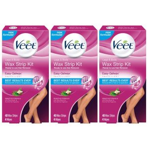 Veet Body and Legs Depilatory Strips for Sensitive Skin