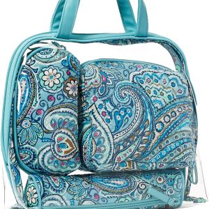 Vera Bradley Iconic 4 Pc. Cosmetic Set, Signature Cotton