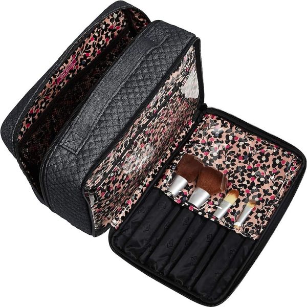 Vera Bradley Iconic Large Blush & Brush Case, Microfiber