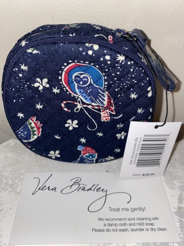 Vera Bradley Women's Hair Accessories Kit Holiday Owls