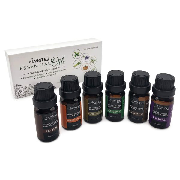 Vernal Sustainably Sourced Essential Oil Set,100% Natural and Pure