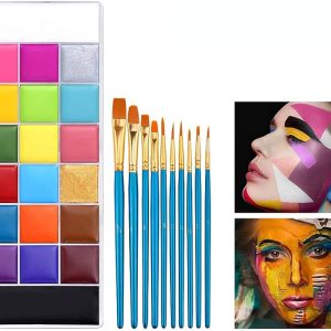 VERONNI 20 Color Professional Face Paint Makeup