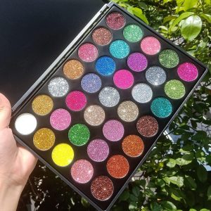 VERONNI Pro 35 Color Glitter Shimmer Eyeshadow